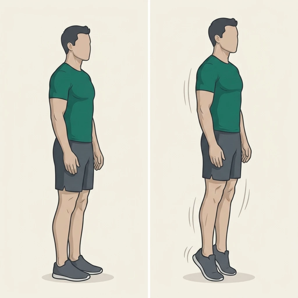 Illustrated movement guide: Calf Raise