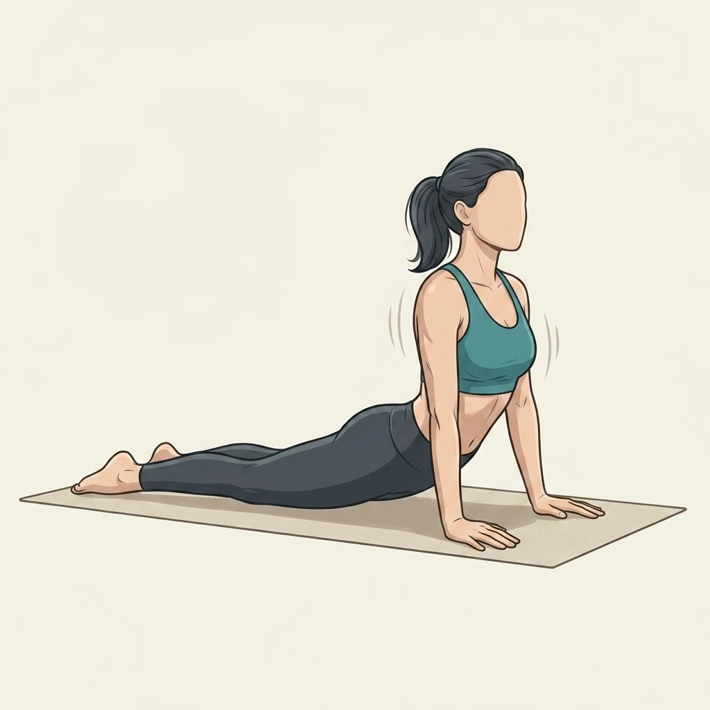 Illustrated movement guide: Cobra Pose