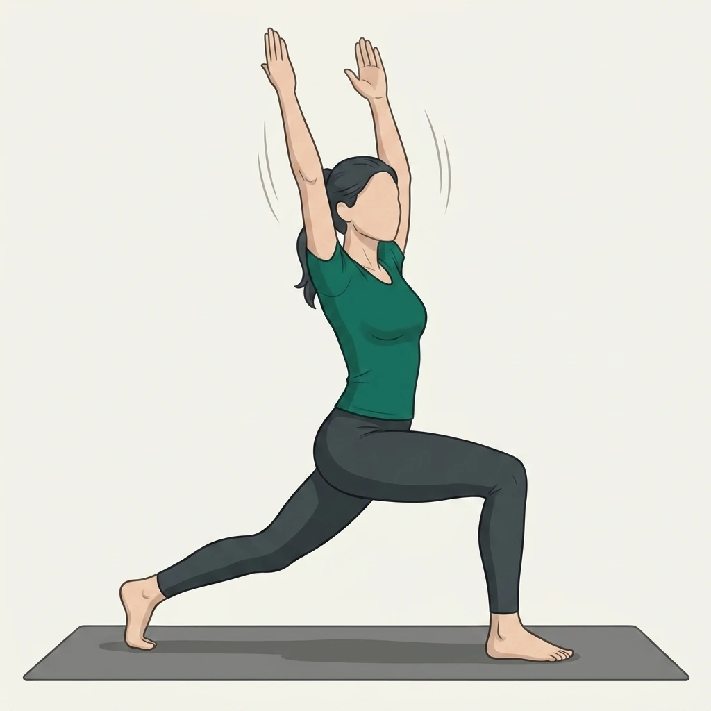 Illustrated movement guide: Crescent Lunge
