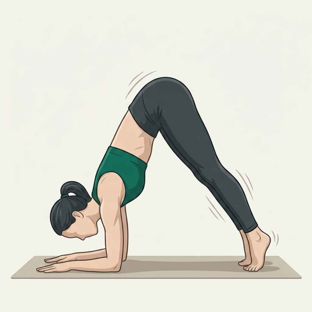 Illustrated movement guide: Dolphin Pose