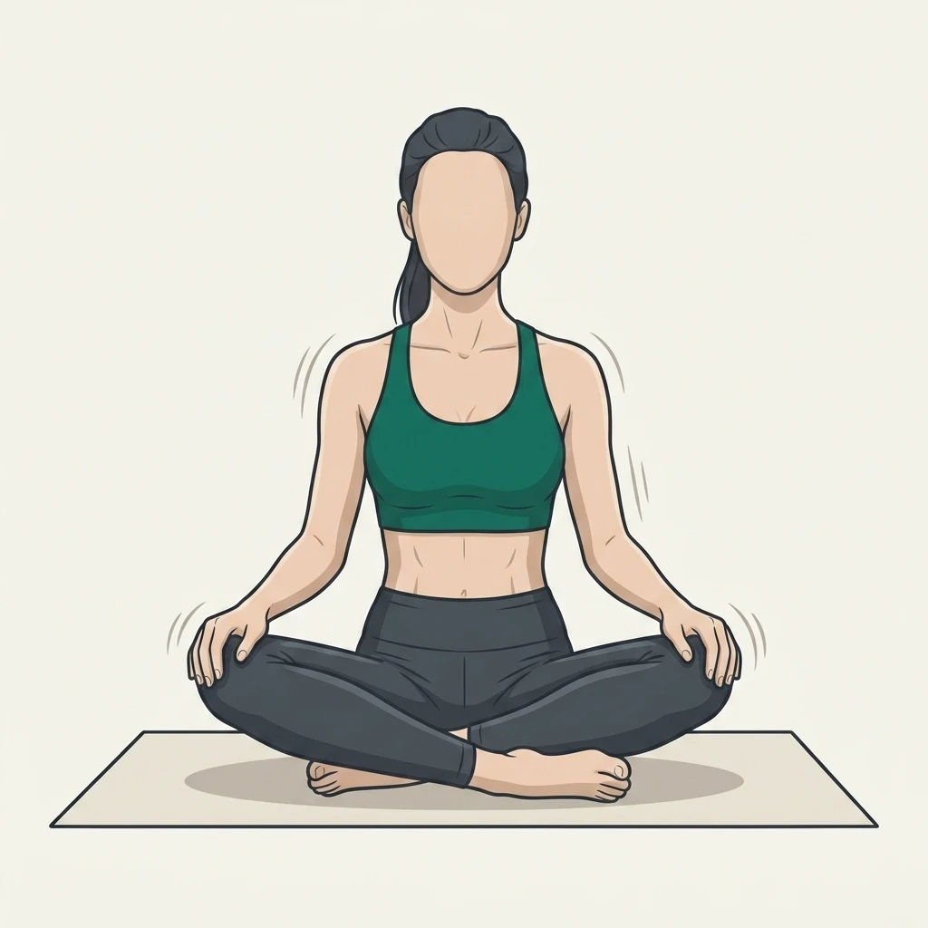Illustrated movement guide: Easy Pose