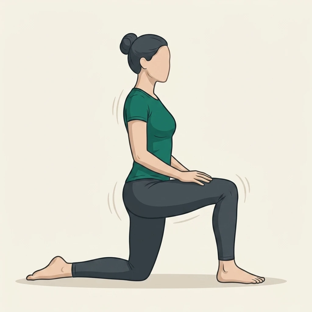 Illustrated movement guide: Hip Flexor Stretch