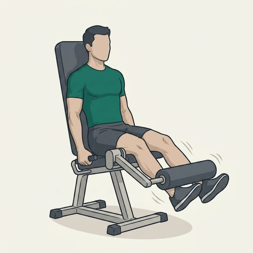 Illustrated movement guide: Leg Extension