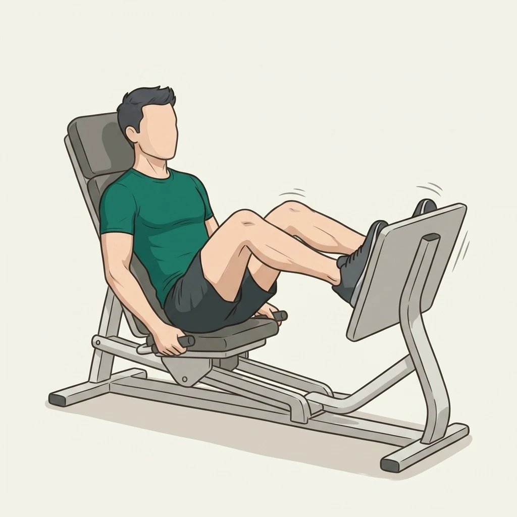 Illustrated movement guide: Leg Press