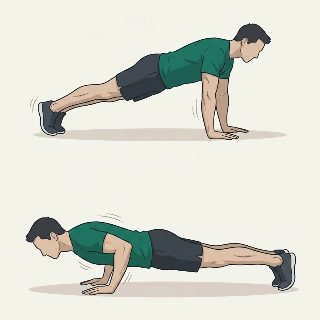 Illustrated movement guide: Push-Up
