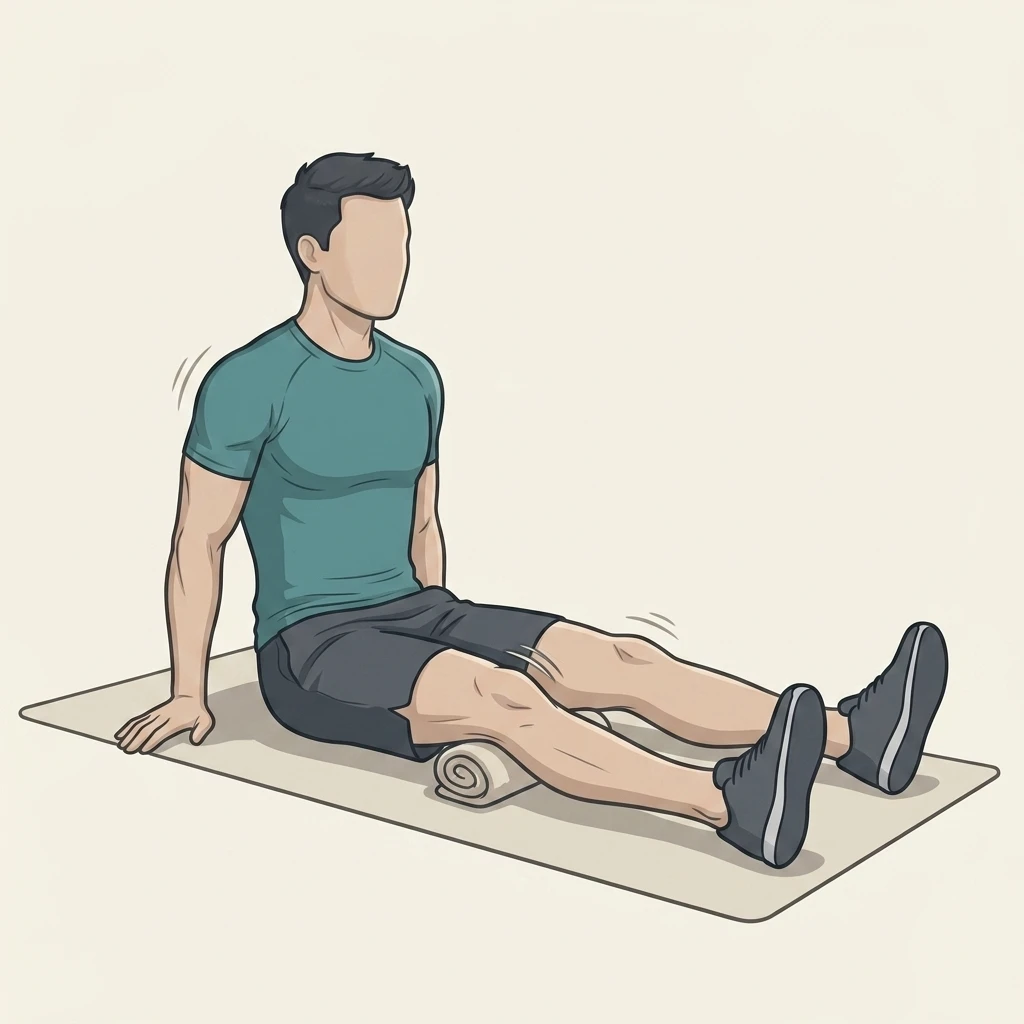 Illustrated movement guide: Quad Set
