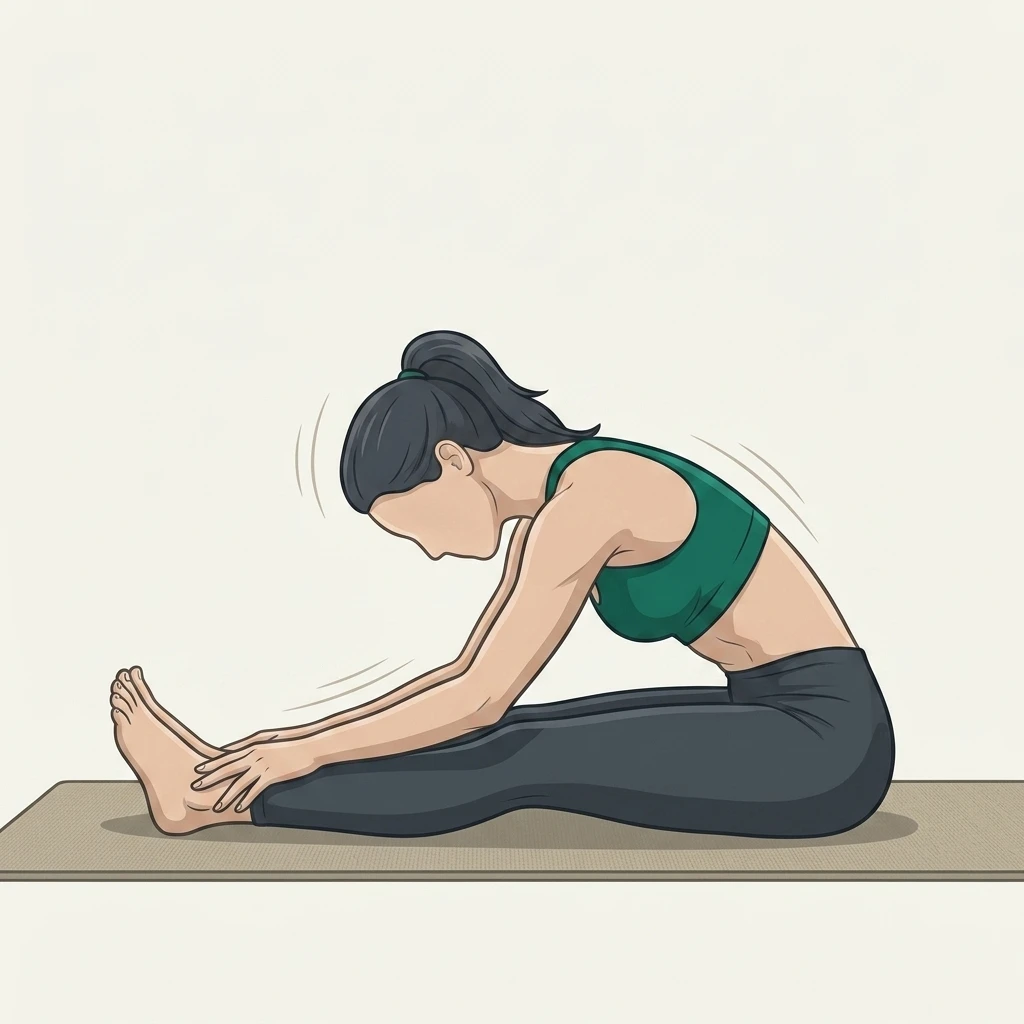 Illustrated movement guide: Seated Forward Fold