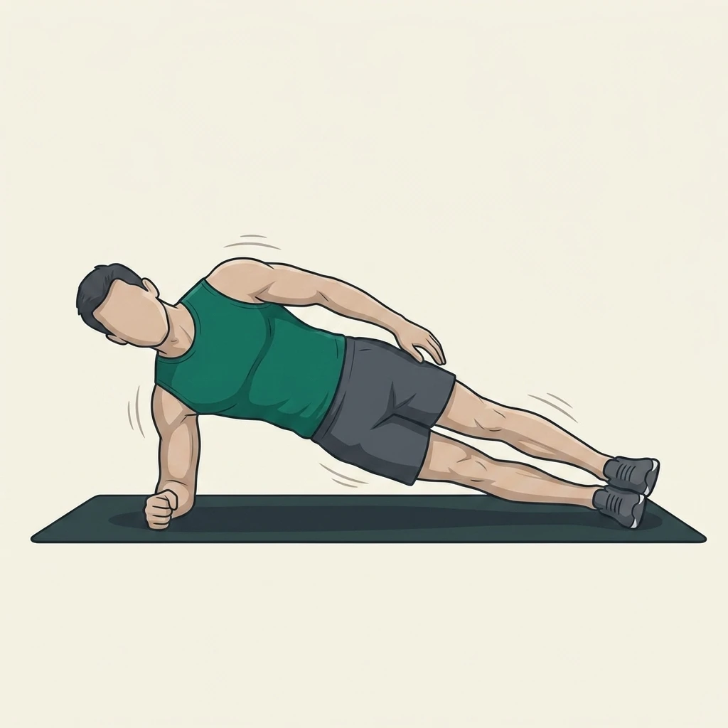 Illustrated movement guide: Side Plank
