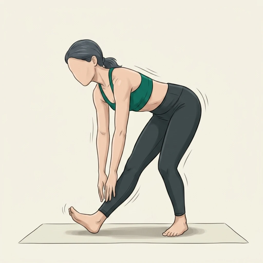 Illustrated movement guide: Standing Hamstring Stretch