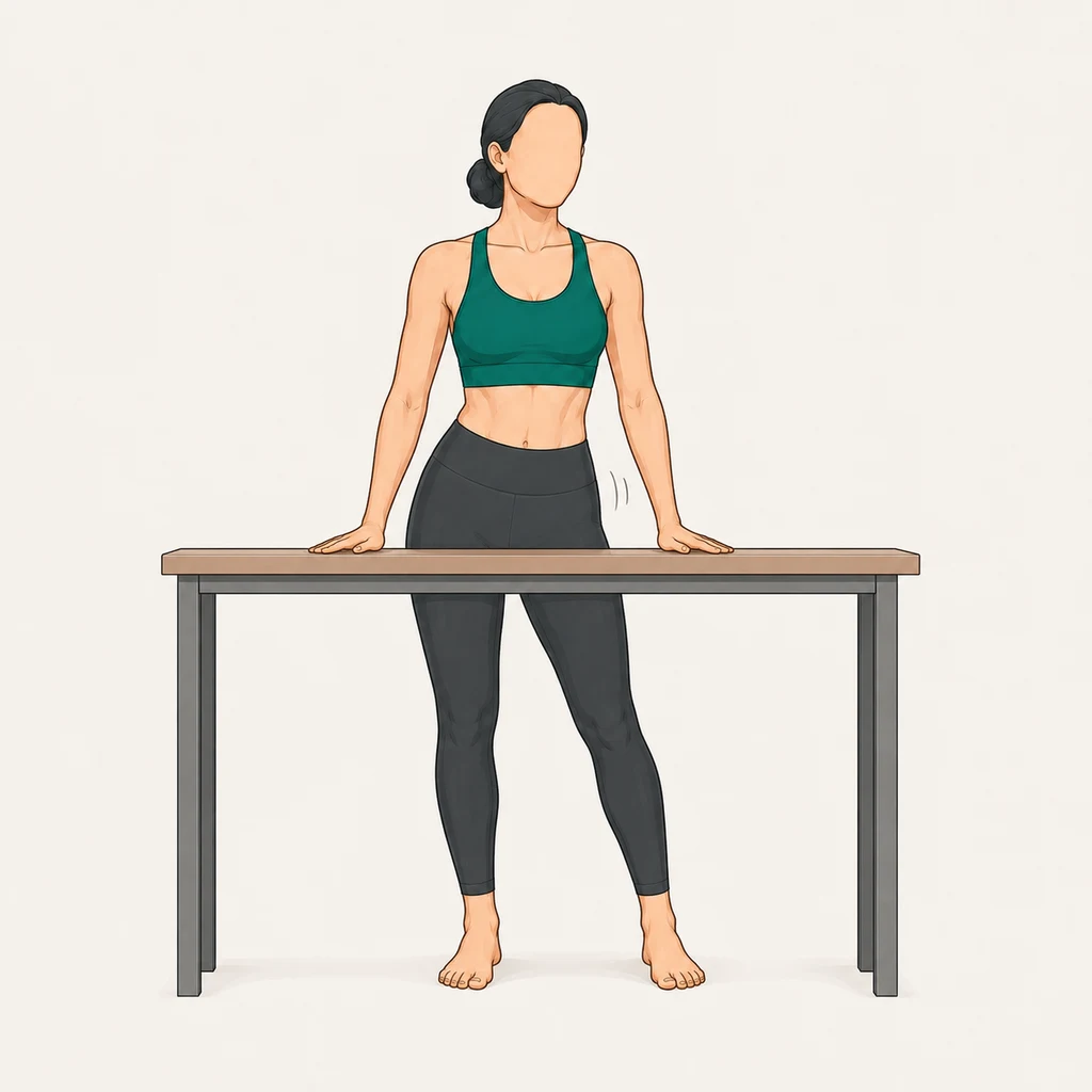 Illustrated movement guide: Standing Weight Shift