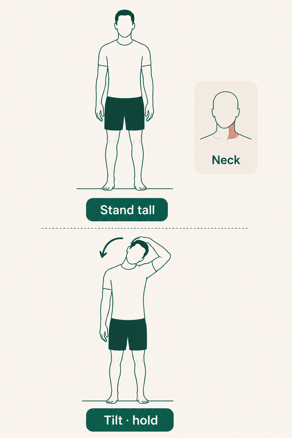 Standing Neck Side Stretch